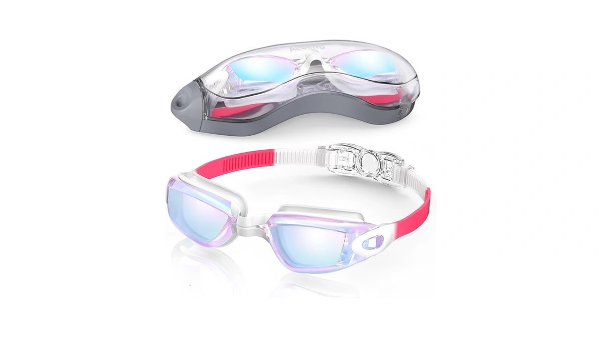 Aegend Swim Goggles, Swimming Goggles No Leaking Full Protection Adult