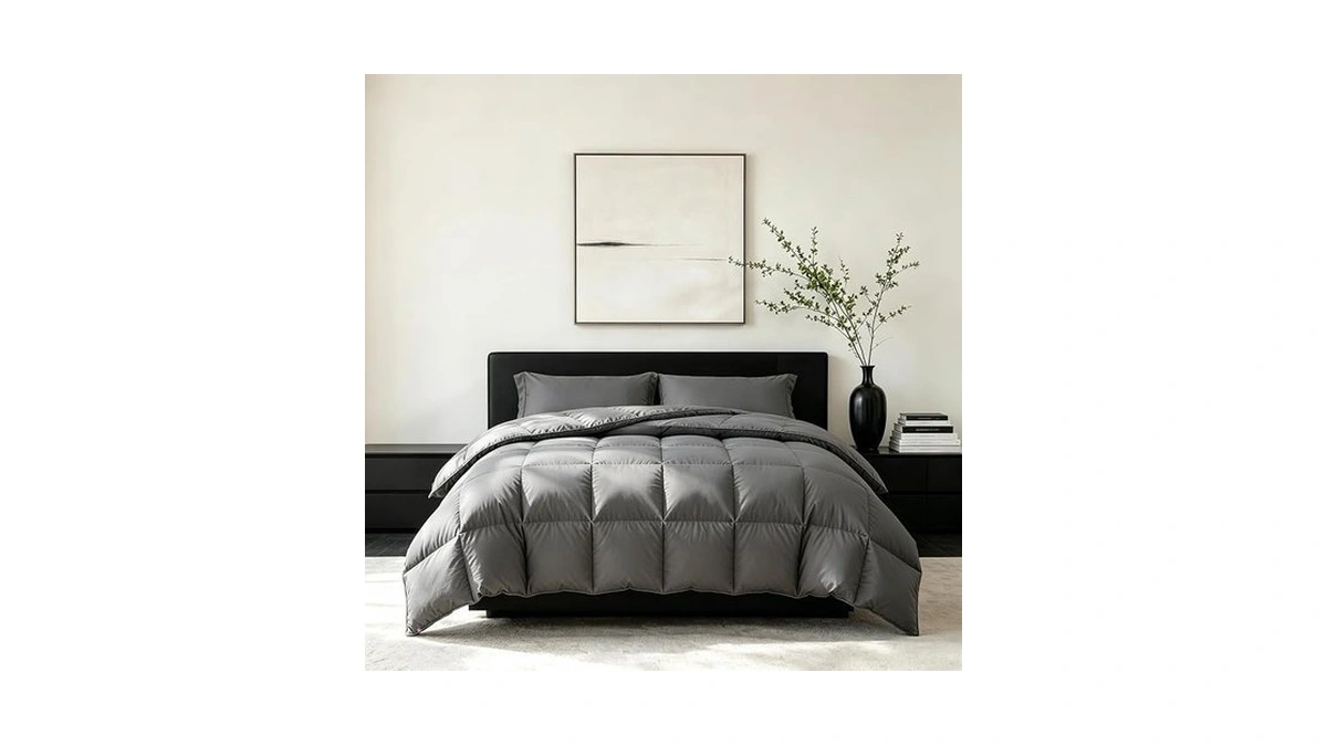 Lightweight Feather Down Fiber Comforters King Size,summer Duvet Insert For