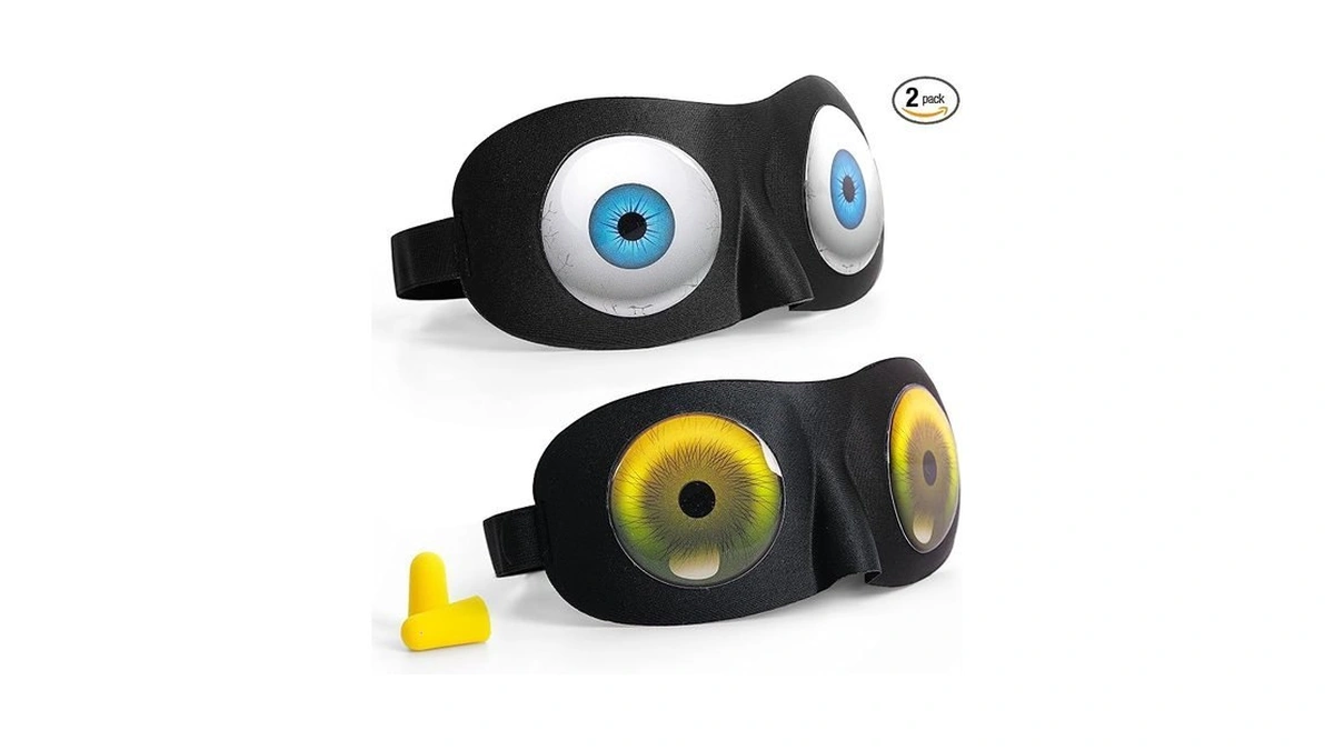 Lifpau Sleep Eye Mask For Men Women Kids Funny 3d