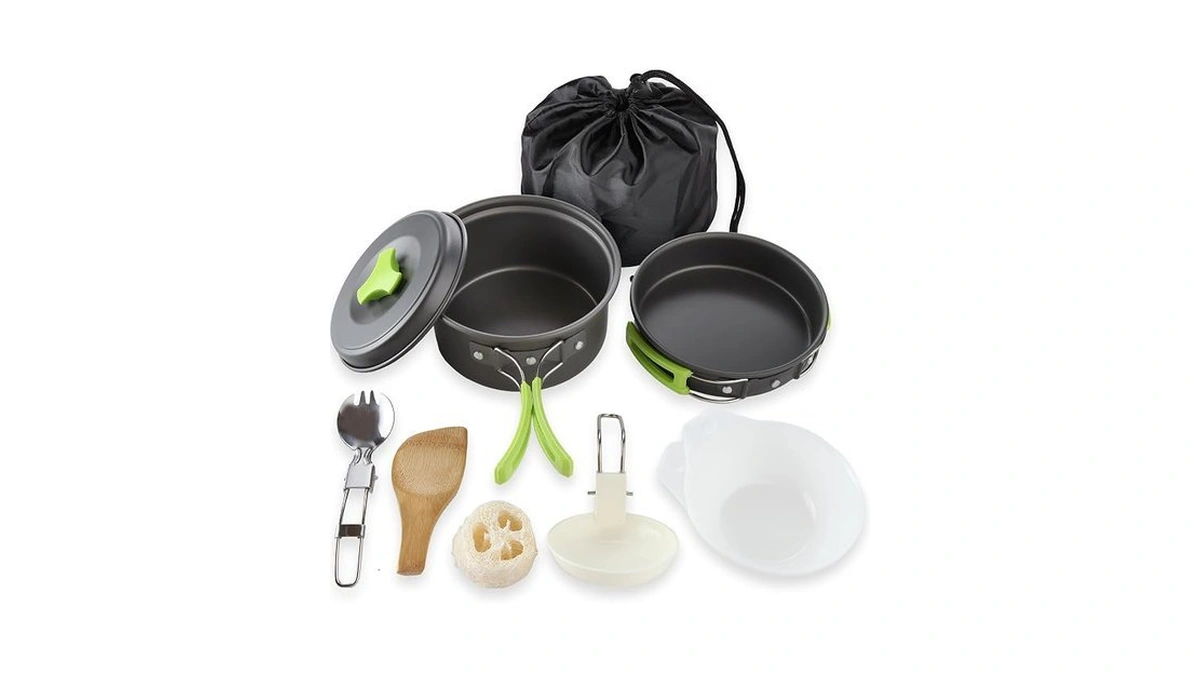 Mallome Camping Cookware Mess Kit For Backpacking Gear – Camping