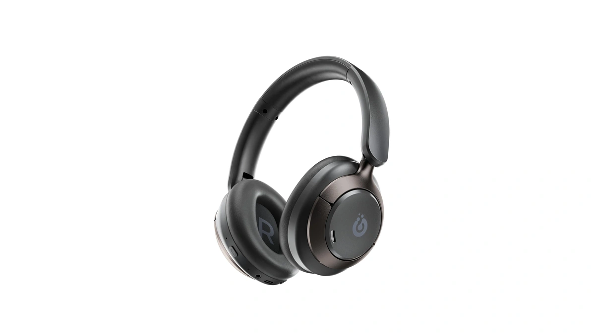 Boean Active Noise Cancelling Headphones, Bluetooth 6.0 Wireless Headphones With