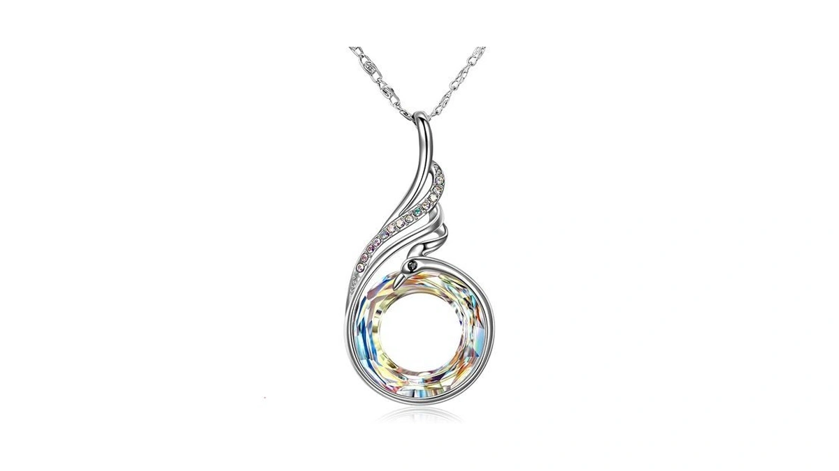 Kate Lynn Phoenix Necklaces For Women Crystal Pendant Necklace Jewelry