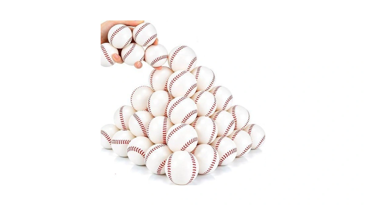 24pcs Squishy Balls For Baseball Birthday Party Favors Decorations Supplies,squeeze
