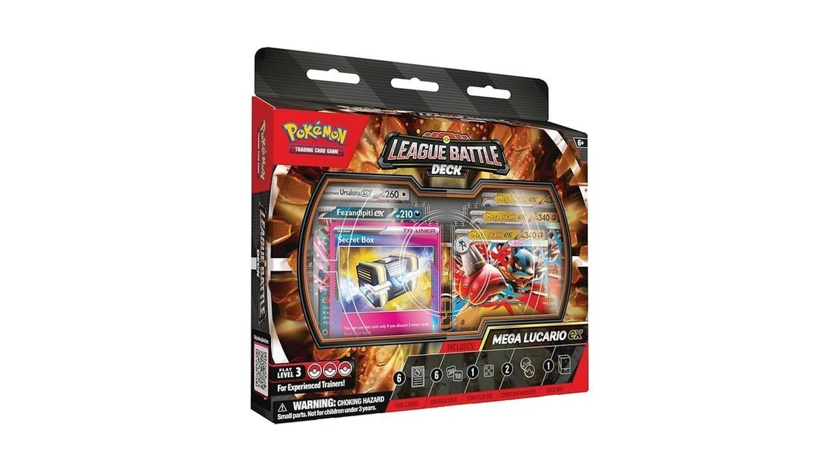 PokΓ©mon Tcg: Mega Lucario Ex League Battle Deck