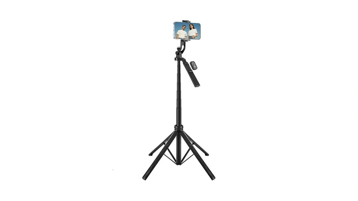 Vlogara 4-leg Phone Tripod, 71-inch Selfie Stick For Iphone &