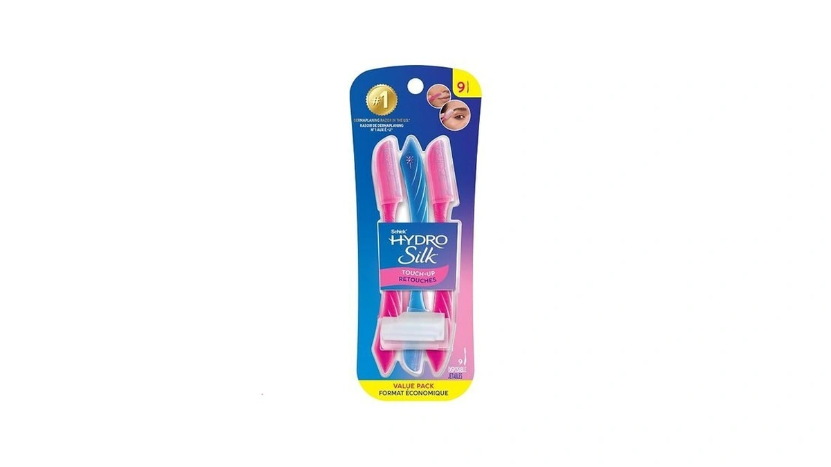Schick Hydro Silk Touch-up Dermaplane Razor With Precision Cover, 9ct