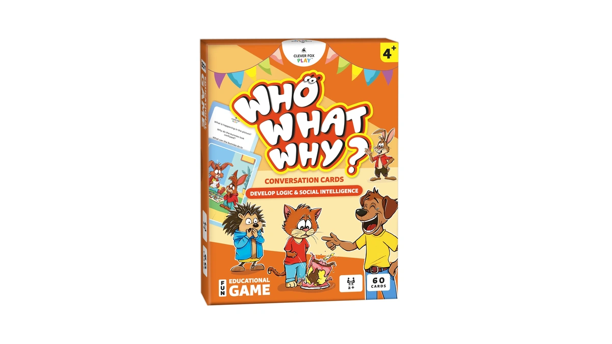 Who What Why Conversation Cards For Kids – Learning Game
