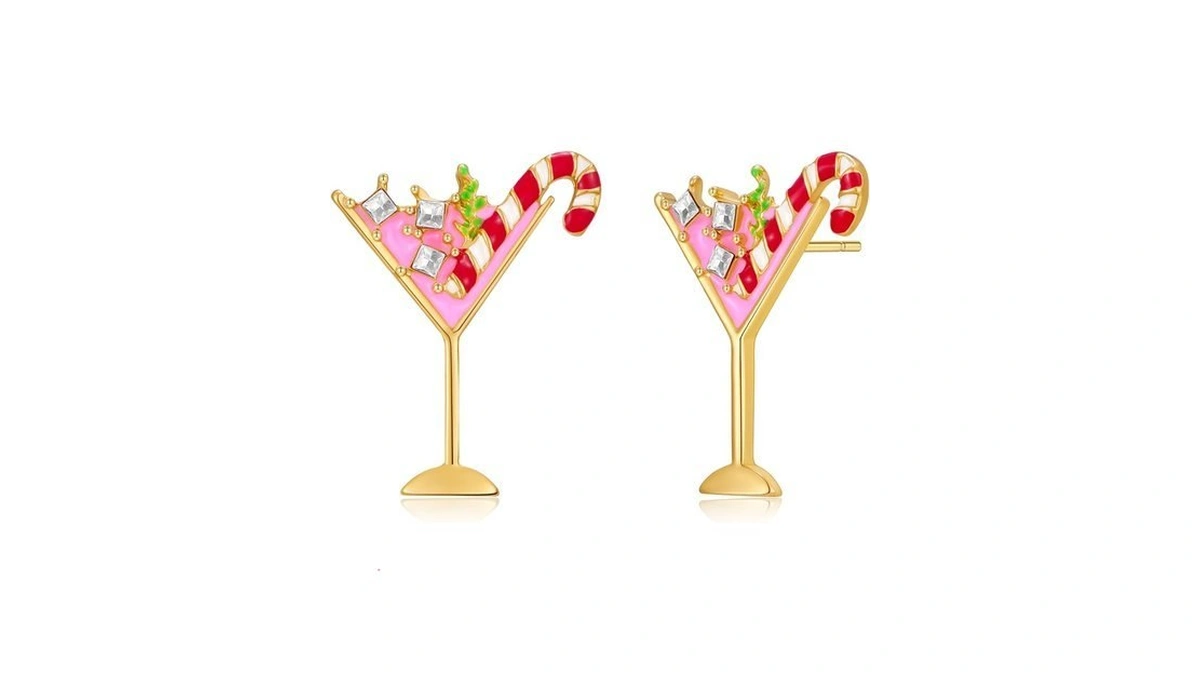 Holiday Martini Cocktail Earrings