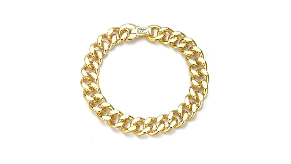 Bumblebee Handcrafted 12mm Miami Cuban Link Bracelet For Men And