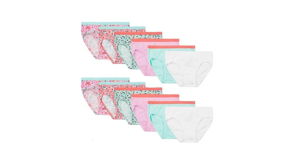 Fruit Of The Loom Toddler Girls' Tag-free Cotton Underwear, Hipster-12