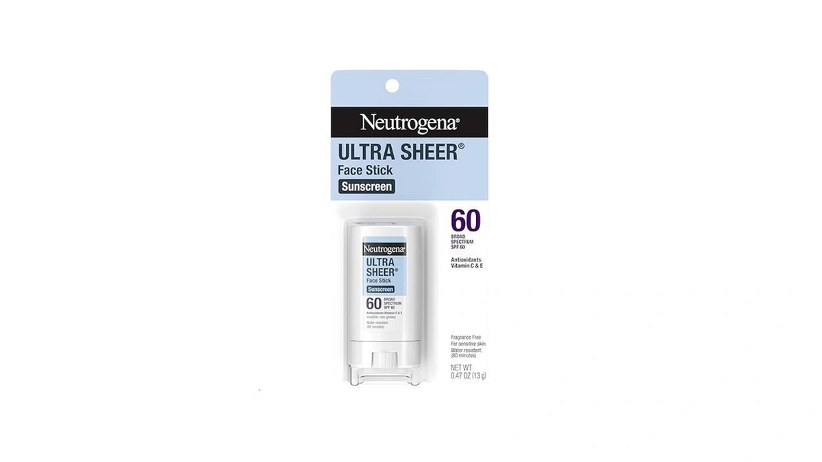 Neutrogena Ultra Sheer Stick Sunscreen For Face Spf 60, Invisible