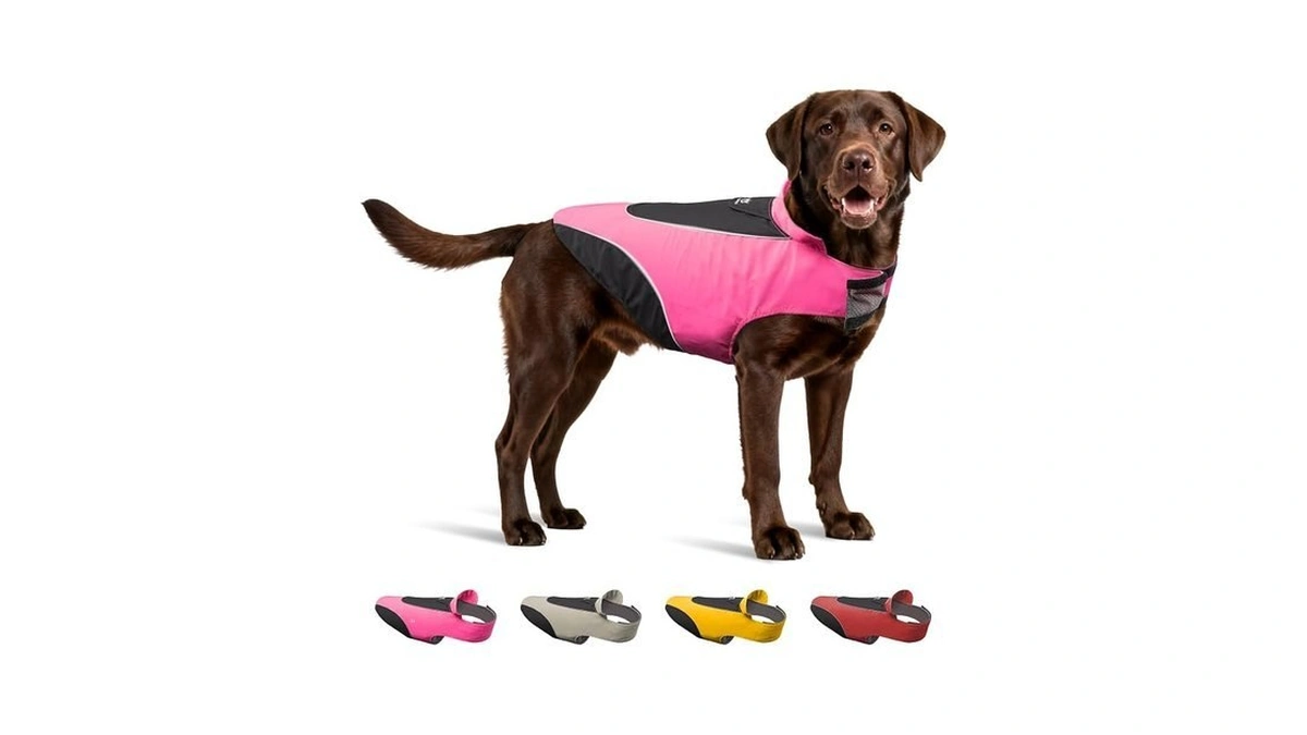 Tspro Premium Dog Raincoat For Small/medium Dogs, Waterproof Nylon, Reflective