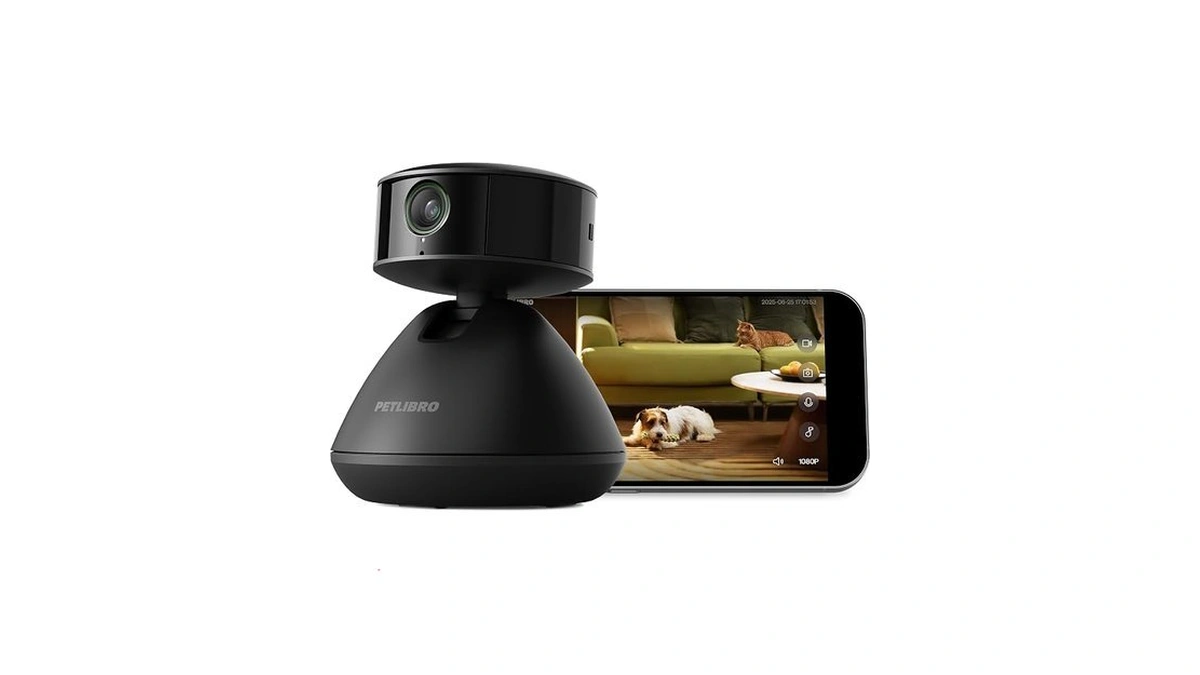 Petlibro Dog Camera With Phone App, 360° Auto Tracking Pet