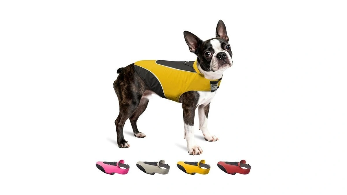 Tspro Premium Dog Raincoat For Small/medium Dogs, Waterproof Nylon, Reflective