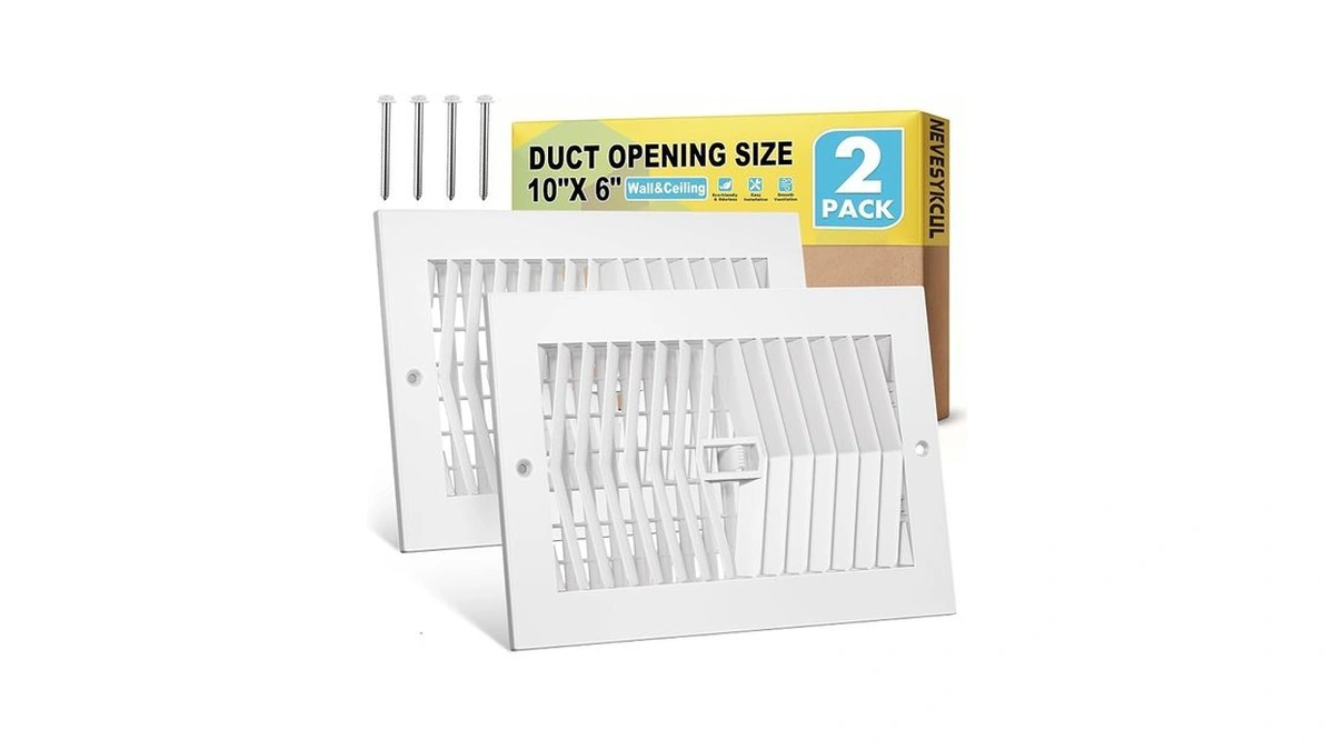 10 X 6 Inch (duct Opening) Air Vent Cover For