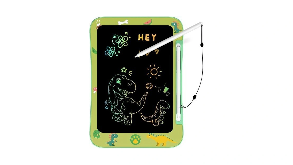 Genialba Lcd Writing Tablet For Kids, Colorful Screen Drawing Board