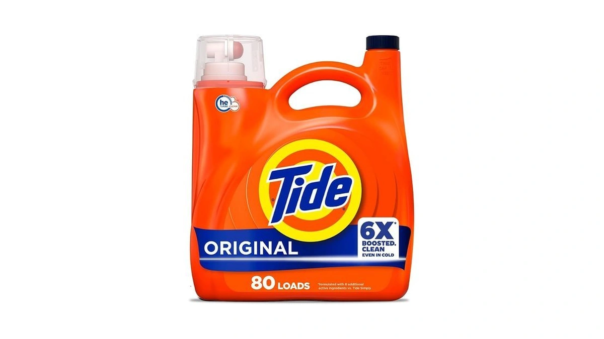 Tide Laundry Detergent Liquid, Original Scent, 80 Loads, 105 Fl