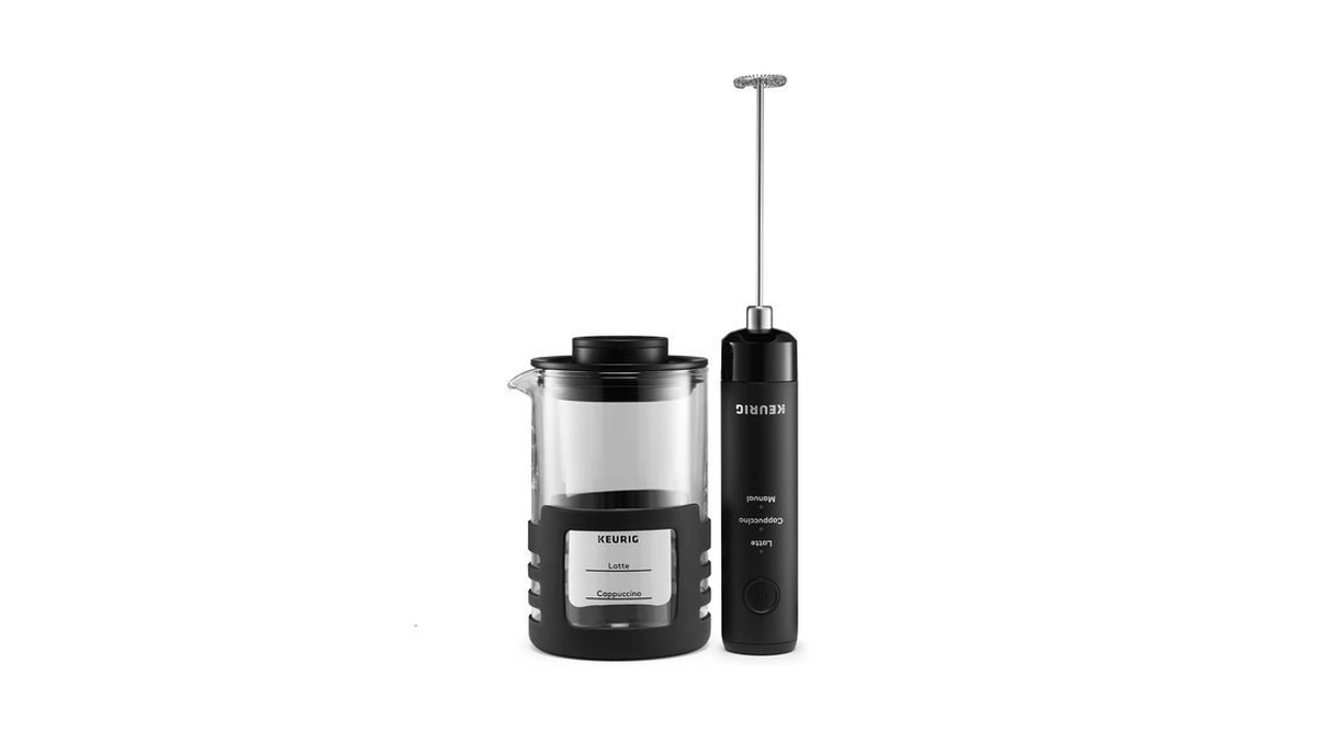 Keurig Simplecafe Frother, Rechargeable Handheld Milk Frother For Lattes, Cappuccinos