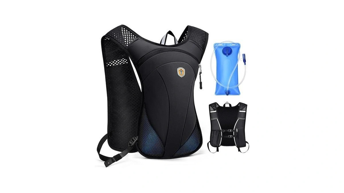 Miaojie Hydration Backpack With 2l Water Bladder Bag, Lightweight And