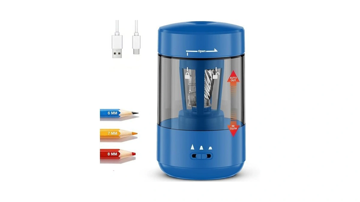 Prolixity Electric Pencil Sharpener For Classroom, Fully Automatic Pencil Sharpener
