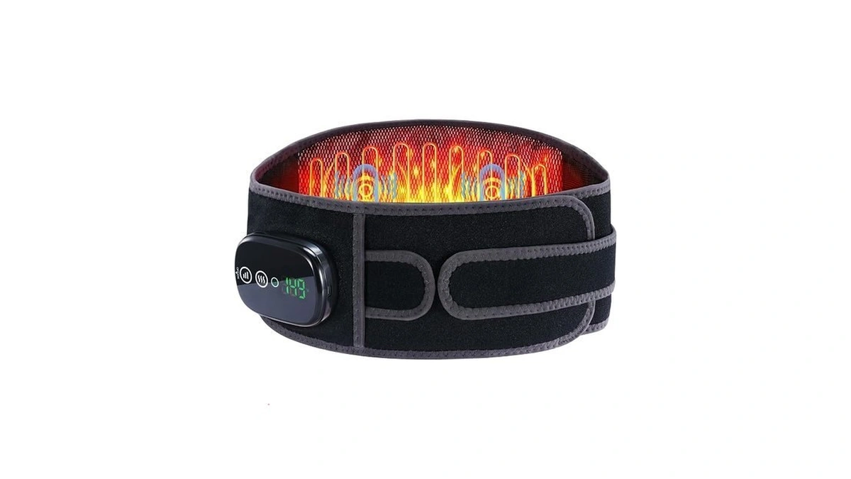 Heating Pad For Back, Cordless Lower Back Massager With Heat,