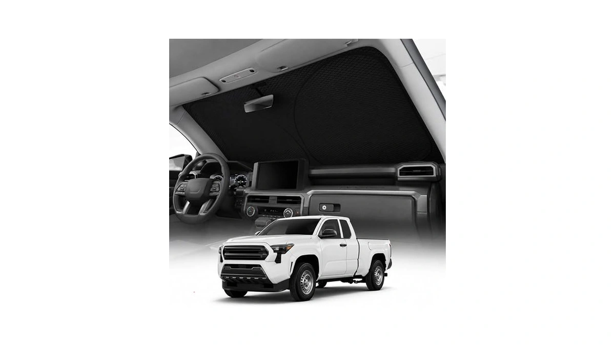 Reevaa 2026 3rd Pro Windshield Sunshade For 2016-2026 Toyota Tacoma