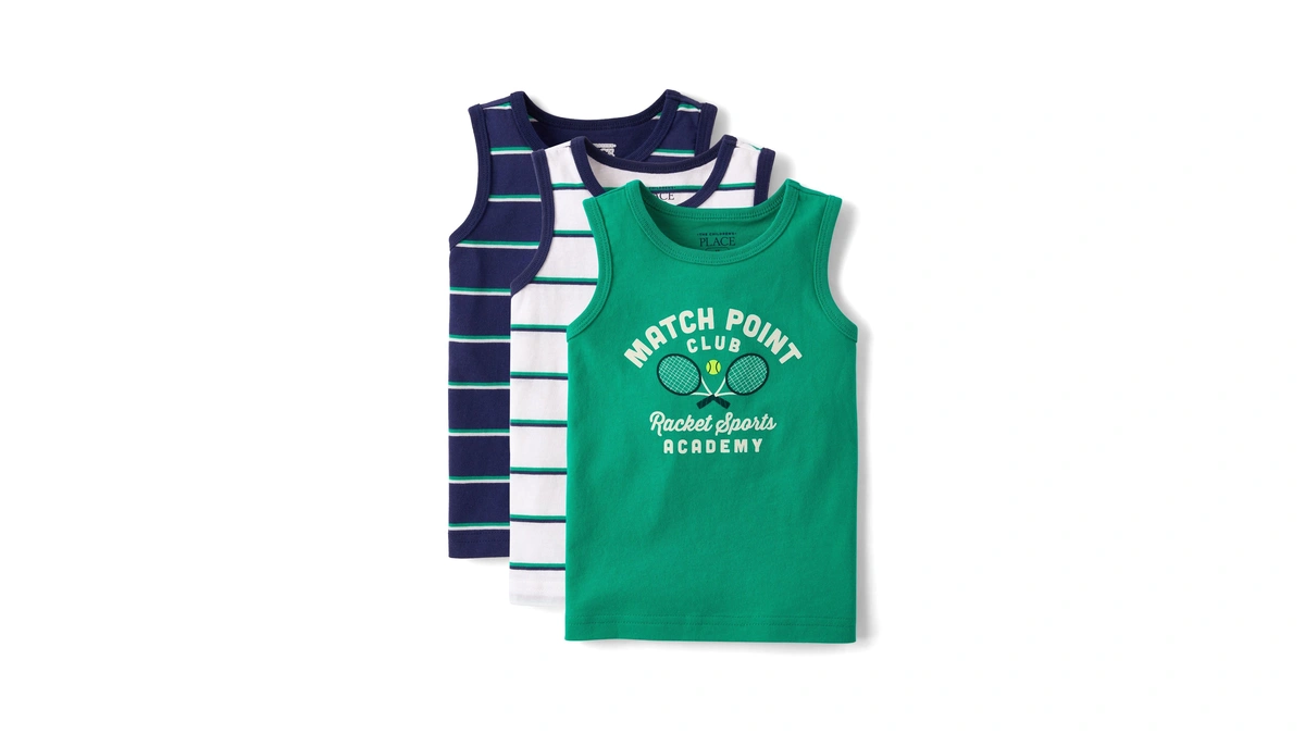 The Children's Place,baby Boys,and Toddler Assorted Sleeveless Tank Tops,soft White