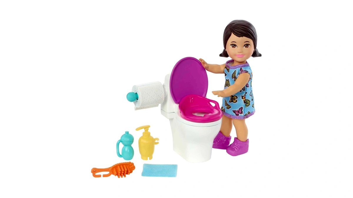 Barbie Skipper Babysitters, Inc. Playset With Brunette Doll In Butterfly