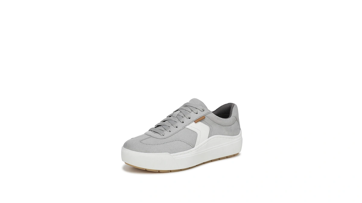 Dr. Scholl's Women's Time Off Win Sneaker Grey Microfiber 8.5