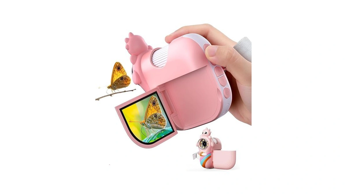 Zynoscope Microscope For Kids 1000x Magnification, 3-in-1 Handheld Portable Digiscope