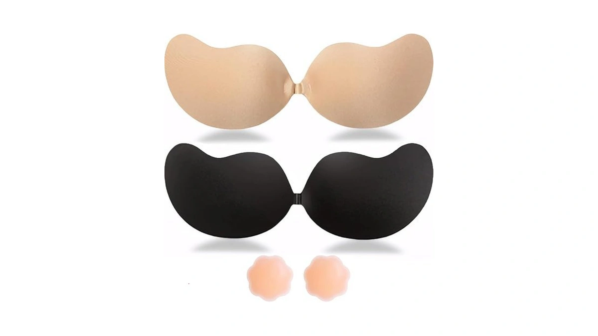 Kietla Sticky Bra Strapless Adhesive Invisible Push Up Lift Bras
