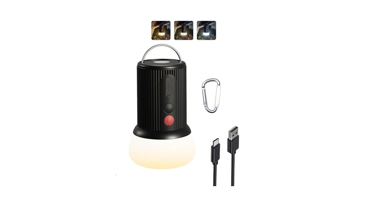 Ezvalo Led Rechargeable Camping Lantern, 6000mah Emergency Outdoor Tent Light