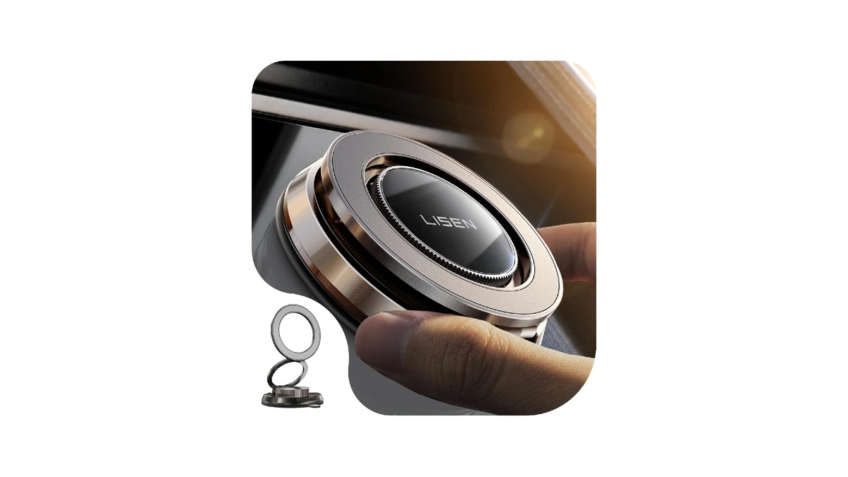 Lisen Suction Phone Mount For Vacuum [all-metal & Nano Gel