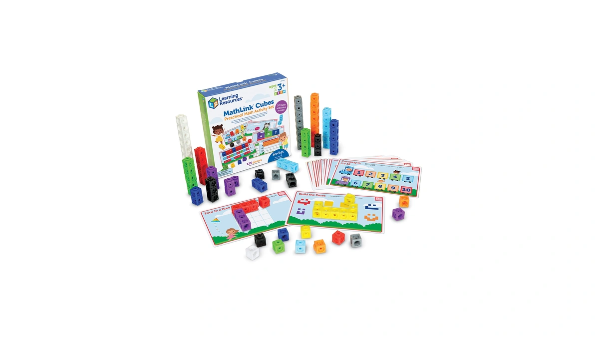 Learning Resources Mathlink Cubes Preschool Math Activity Set - Classroom
