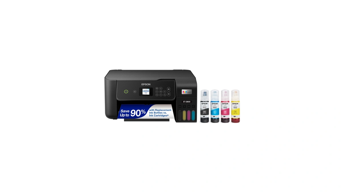 Epson Ecotank Et-2800 Wireless Color All-in-one Cartridge-free Ink Supertank Printer