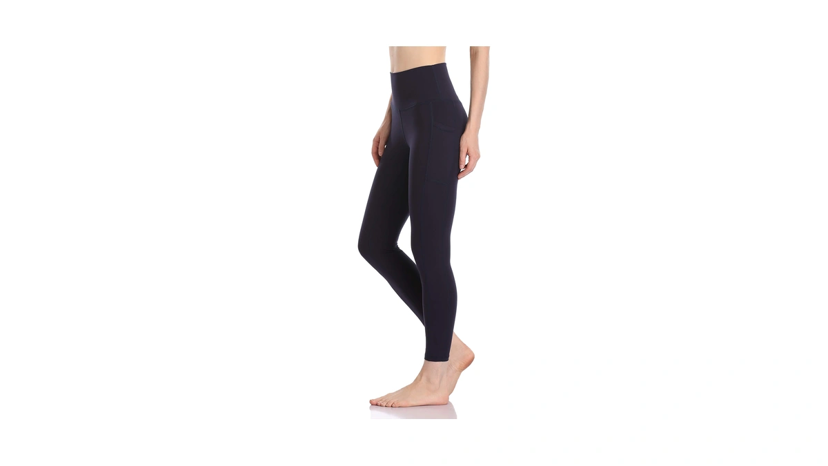 Colorfulkoala Women's High Waisted Tummy Control Workout Leggings 7/8 Length