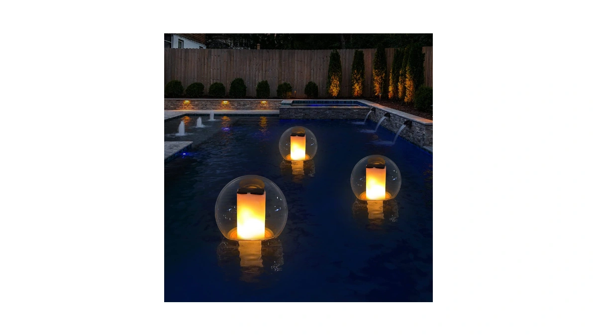 Visofo Solar Floating Pool Lights For Swimmin...