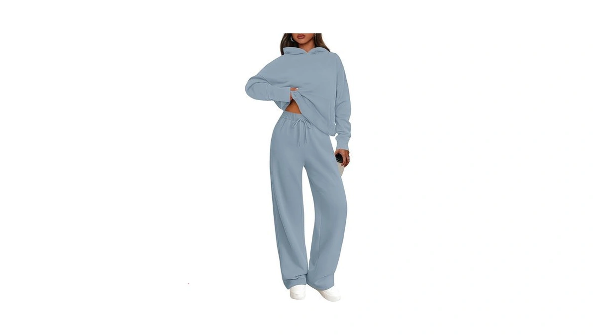 Prettygarden Women's 2 Piece Outfits Fall Sweatsuits Oversized Hoodies Wide