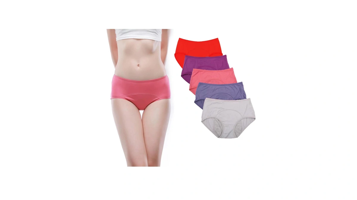 Yoyi Fashion Bamboo Viscose Brief Menstrual Leakproof Panties Us Size