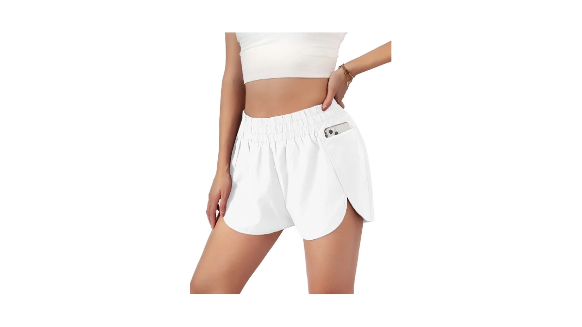Blooming Jelly Womens Quick-dry Running Shorts Sport Active Workout Athletic