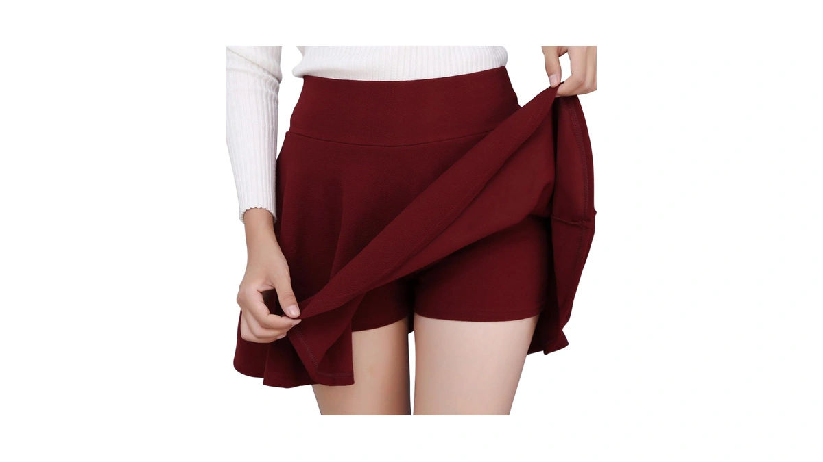 Djt Fashion Shorts For Women Basic Versatile Skorts Casual Stretchy