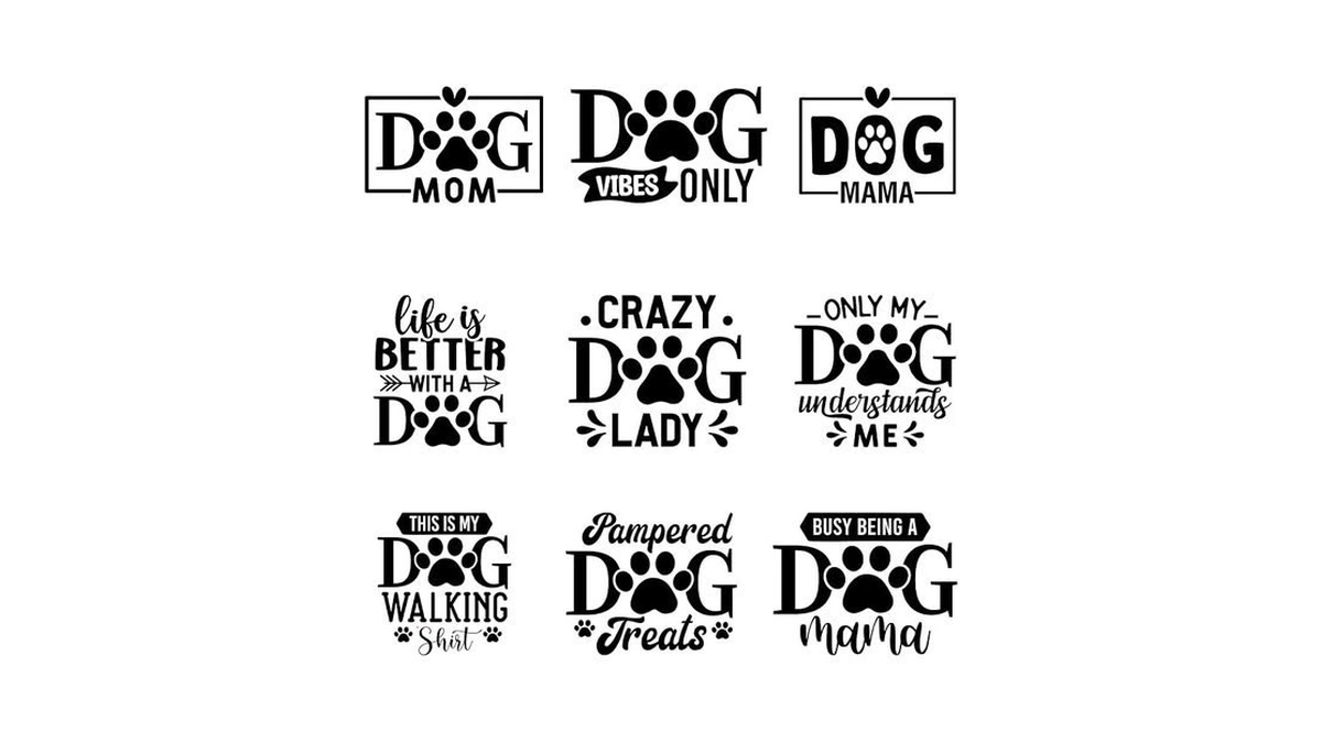 9pcs Dog Mom Mama Iron On Decals For Clothing Diy