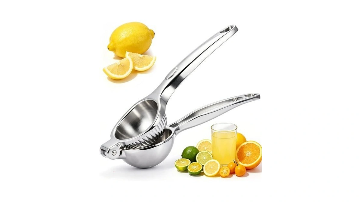 Lemon Squeezer Heavy Duty Metal Manual Hand Press Citrus Juicer
