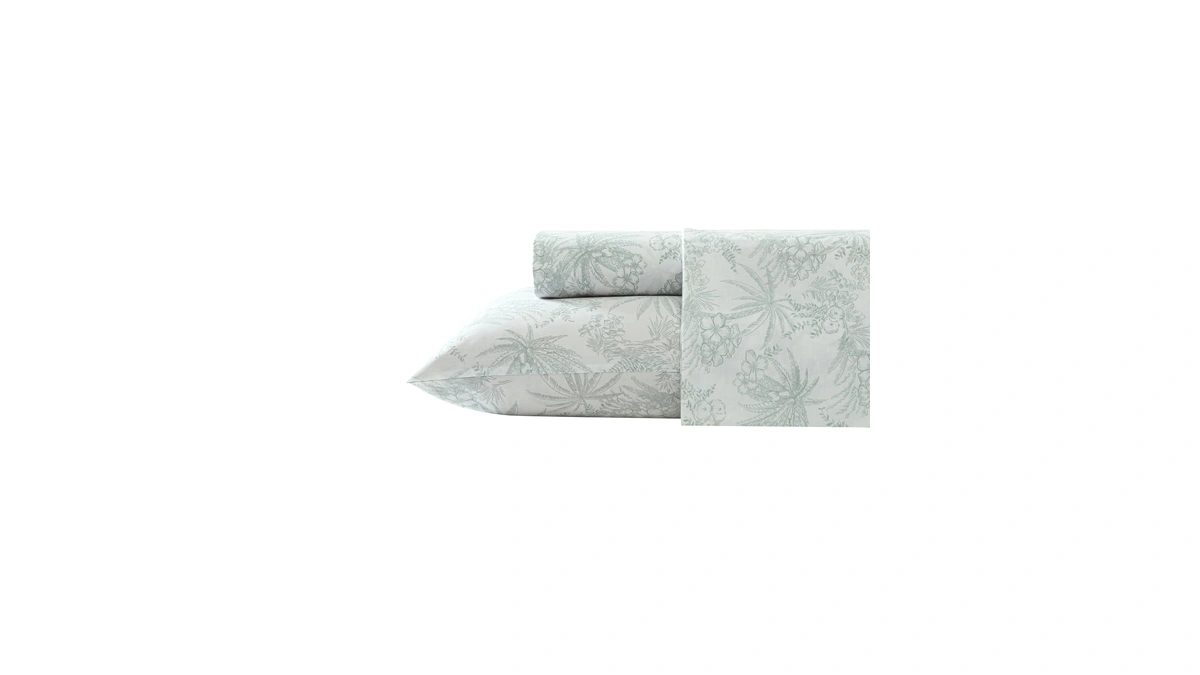 Tommy Bahama - Queen Sheet Set With Fitted Sheet &