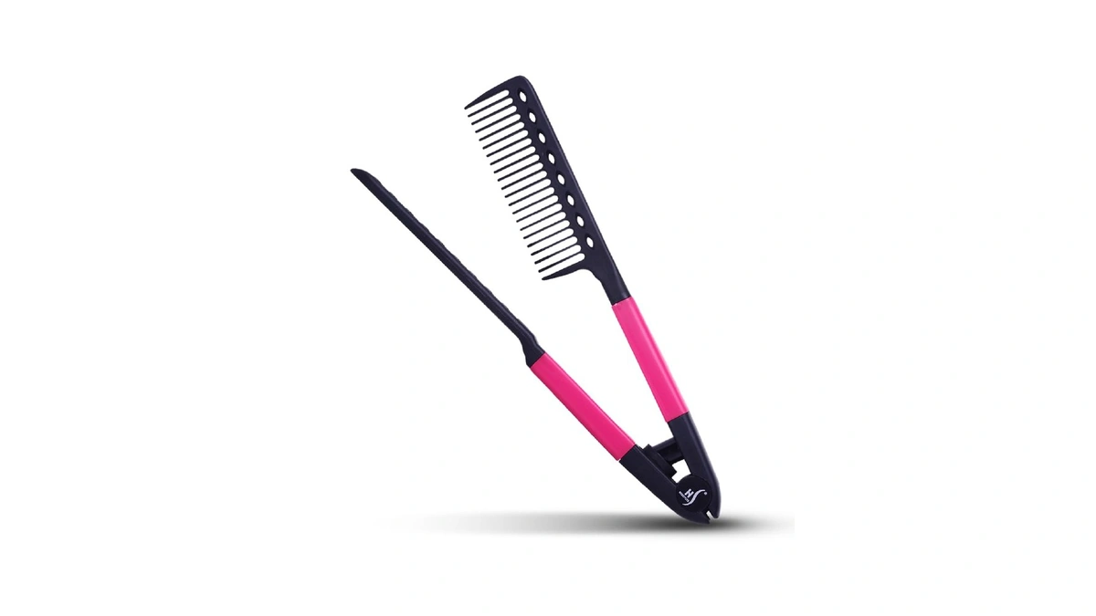 Herstyler Hair Straightening Comb - Straightener Comb For Flat Iron