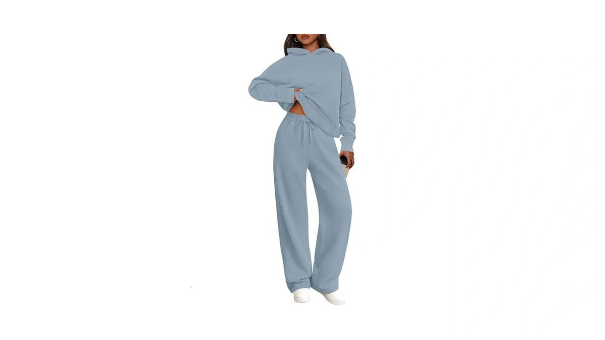 Prettygarden Women's 2 Piece Outfits Fall Sweatsuits Oversized Hoodies Wide