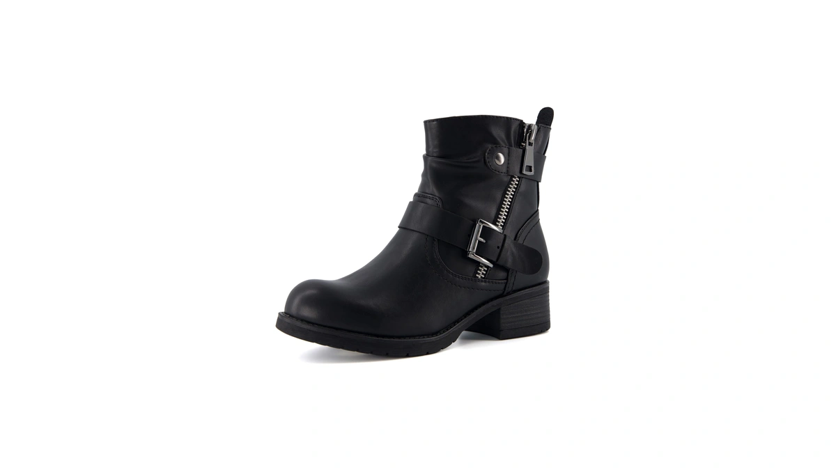 Dunes Max Motorcycle Womens Ankle Boots – Comfortable Booties For
