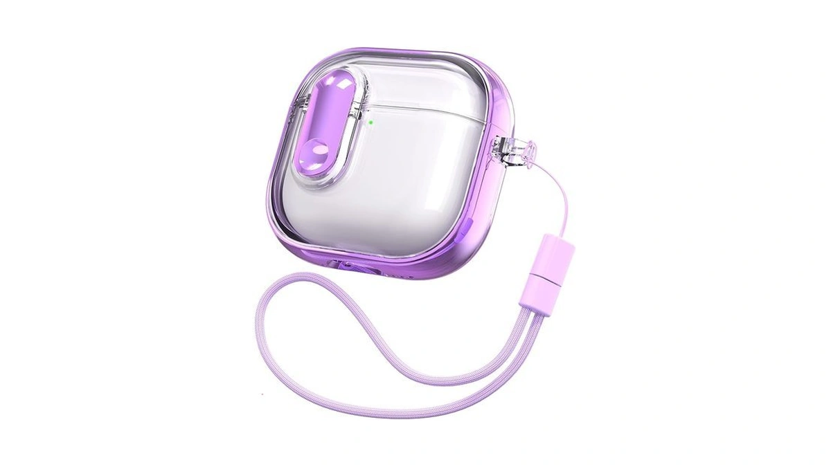Rfunguango (with Security Lock) Clear Protective Case For Airpods 4th