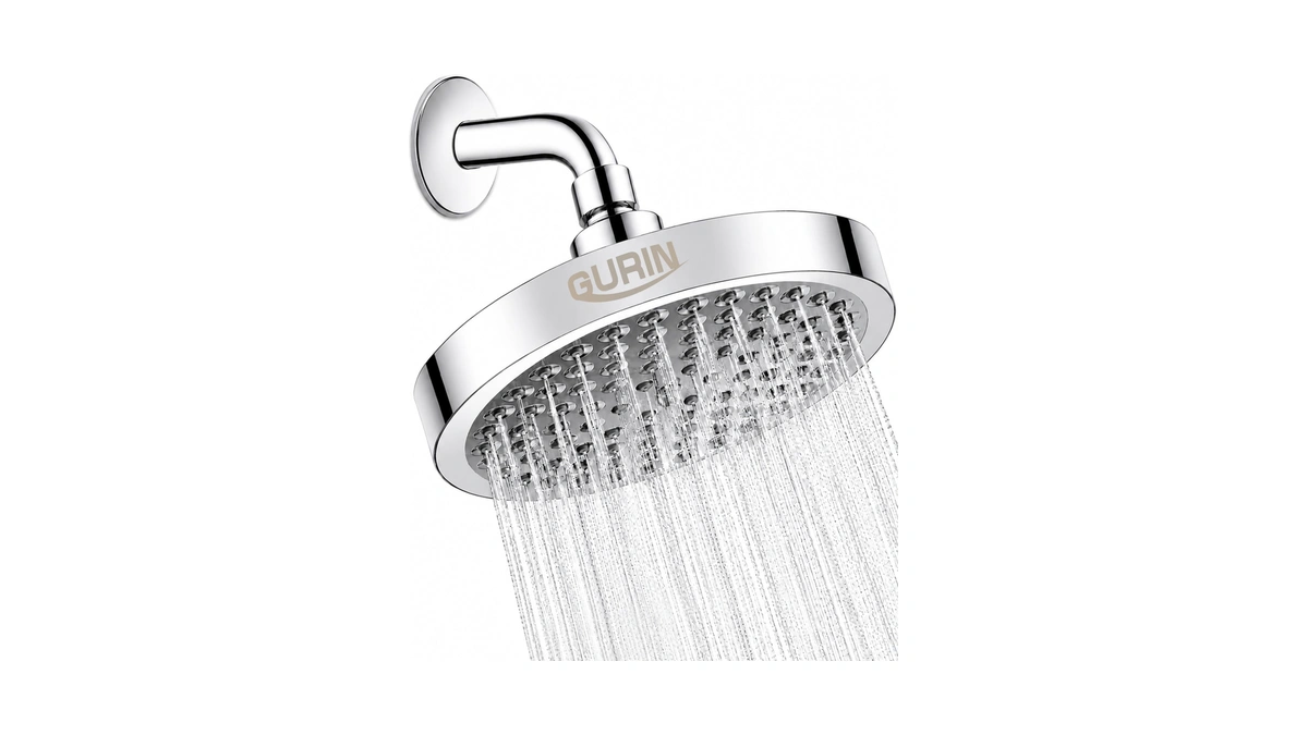 Gurin Shower Head - Powerful High Pressure Rain Shower Head