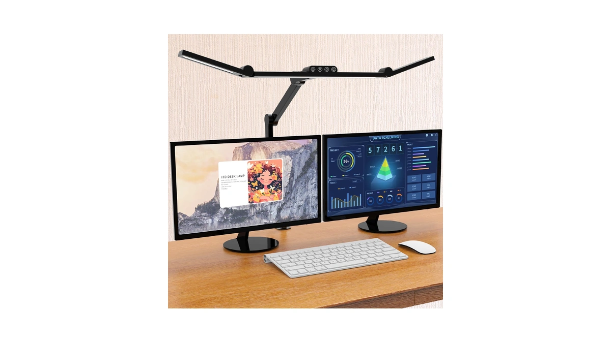 Micomlan Led Desk Lamp With Clamp, Architect Desk Lamp For